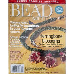 Bead And Button Magazine April 2008 Herringbone Blossoms